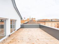 Überall Schloßblick: 3-Zimmer-DG-Wohnung mit riesiger Dachterrasse in exklusiver Innenstadtlage, Aufzug opt. - Sigmaringen