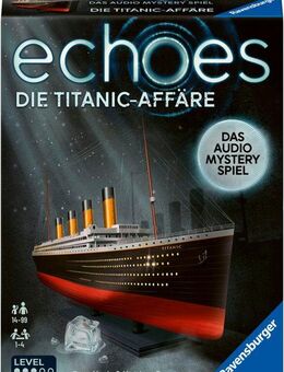 Ravensburger Spiel echoes, Die Titanic-Affäre, Gesellschaftsspiel, Made in Europe