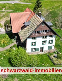 Natur Pur und sofort einziehen ! 2 Wohnungen, Historisch, großes Grundstück, zusätzl. Bauplatz möglich - eigener Bachzugang ! - Lenzkirch