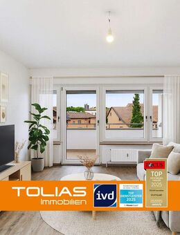 Offener Schnitt und viel Tageslicht: 3,5 Zimmer über den Dächern von Leonberg - Leonberg (Baden-Württemberg)