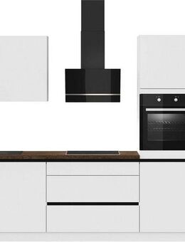 IMPULS KÜCHEN Küche "Dublin", Ausrichtung wählbar, Schubkästen mit Soft-Close, vormontiert, wahlweise mit E-Geräten, mit Vollauszug, Breite 340 cm