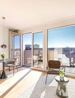 Stylisch-luxuriös möblierte 1-Zimmer-Wohnung mit Balkon - München