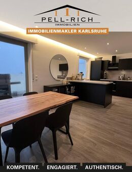 PROVISIONSFREI: Exklusives Penthouse mit Panorama-Dachterrasse und TG-Stellplatz in Ettlingen - Ettlingen
