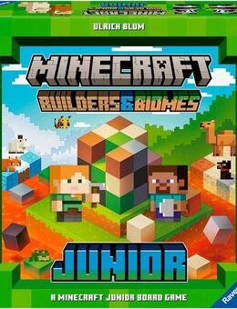 Ravensburger Spiel Minecraft Builders & Biomes Junior, Kinderspiel, Made in Europe