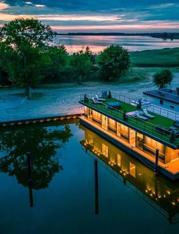 LUXUS Hausboot - 3 Etagen - 100m² Wohnen + 120 m² SONNENTERRASSE - Kamin, Kino, komplett individuell - Berlin