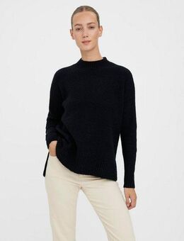 Vero Moda Stehkragenpullover VMLEFILE OVERSIZE BOXY BLOUSE GA NOOS