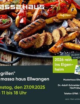 Lust auf Hausbau und grillen? Komm' diesen Samstag zu massa! - Aurach