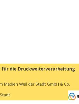 Mitarbeiter für die Druckweiterverarbeitung (m/w/d) - Weil der Stadt