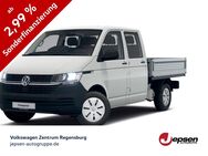 VW T6.1, Transporter Pritschenwagen DoKa, Jahr 2022 - Regensburg