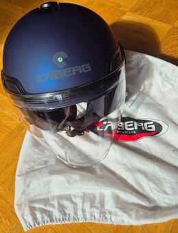 Jethelm (Caberg) - Typ Uptown 48 Matt Blue, Größe XS - Fulda