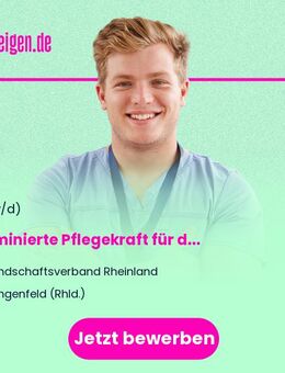 Examinierte Pflegekraft (m/w/d) für die LVR-Paul-Klee-Schule in Langenfeld - Langenfeld (Rheinland)