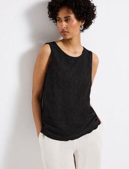 STREET ONE Shirttop mit Zierstickerei