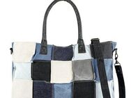 COLLEZIONE ALESSANDRO Schultertasche Patchwork Jeans, aus 45 Jeanspatches genäht