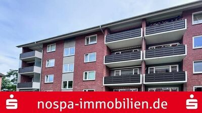 Großzügige Eigentumswohnung mit Sonnen-Balkon und Personenaufzug in ruhiger Wohnlage in Engelsby!