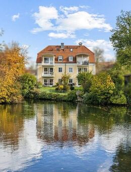 Exklusive Idylle an der Sempt - 3-Zi.-Whg mit Westbalkon, Wasserblick & Zentrumsnähe - Erding