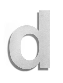 Hausnummer d Edelstahl V2A rostfrei 150mm - Hiddenhausen