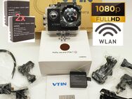 Wifi WLAN Action Cam Kamera 1080P 12MP FullHD mit viel Zubehör und 2 Akkus Neu - Neumünster