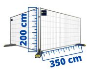 Bauzaun / Mobilzaun 3,45 x 2,00m Standard - Vechelde