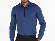 Calvin Klein Langarmhemd TONAL STRUCTURE SLIM SHIRT