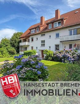 Fähr-Lobbendorf / Bezugsfreie, helle 4-Zimmer-Wohnung mit Sonnenbalkon in ruhiger Lage - Bremen