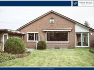 Bungalow am Kreideberg mit Wintergarten, gepflegter Außenanlage und Ausblick ins Grüne - Lüneburg