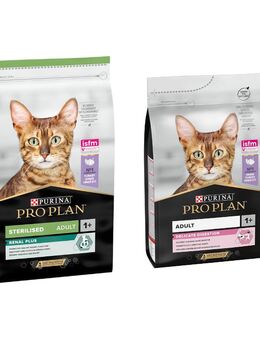 10 kg PURINA PRO PLAN Trockenfutter + 3 kg Adult Delicate Digestion Truthahn gratis! - Sterilised Adult Renal Plus Truthahn