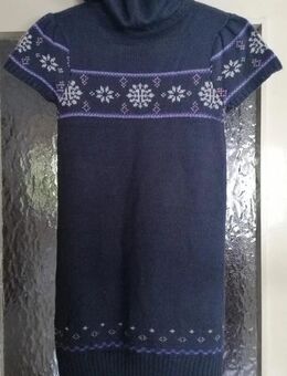 Blauer langer Strickpulli - Hoodie - von manguun kids - Gr. 158/164 - Pirmasens