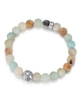 Firetti Perlenarmband Schmuck Geschenk Armschmuck Armkette Perle, mit Amazonit