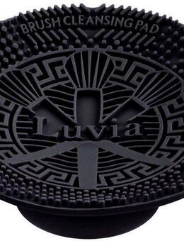 Luvia Cosmetics Kosmetikpinsel-Set Brush Cleansing Pad - Black, Design für wassersparende Reinigung, passt bequem in jede Hand.
