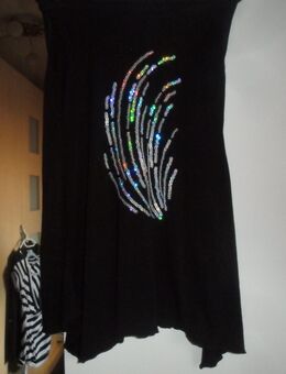 Vera Moda Shirt Gr 38 schwarz mit Gltzerperlen - Neunkirchen Zentrum