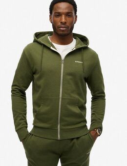Superdry Kapuzensweatjacke PLAIN ZIP HOOD