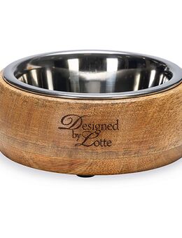 Designed by Lotte Holz- & Edelstahlnapf Mandira - 350 ml, Ø 13,5 cm