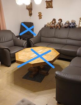 3,2,1Sitzer Couch , echt Leder - Dinslaken