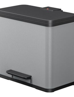 Hailo Mülleimer Öko duo Plus L, 26 l, Stahlblech o. Edelstahl, Kunststoff Inneneimer, Made in Germany