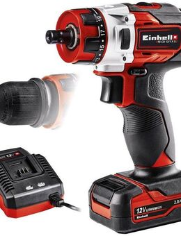 Einhell Akku-Bohrschrauber TE-CD 12/1 X-Li, max. 1400 U/min, inklusive Akku, Ladegerät, Lieferung im Karton