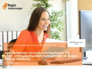 Auszubildender (m/w/d) zum Kaufmann für Groß- und Außenhandelsmanagement ab August 2024 in Hamburg - Hamburg