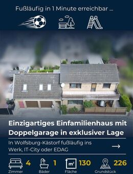 EFH in exklusiver Lage am Sportplatz und Naturgebiet - Wolfsburg