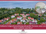 Exklusive Erdgeschosswohnung mit großer Terrasse, unter 300 Meter Luftlinie zum Meer! - Scharbeutz