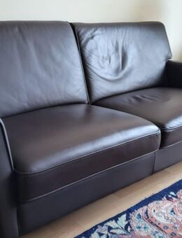 Hochwertiges Gepade 2-Sitzer Ledersofa (braun) – Echtleder – Top-Marke - Berlin Steglitz-Zehlendorf