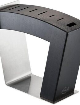 RÖSLE Messerblock MoveX (1tlg), aus Edelstahl und Eschenholz, zwei Standpositionen, unbestückt