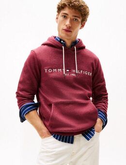 Tommy Hilfiger Kapuzensweatshirt TOMMY LOGO HOODY mit Kapuze und Kängurutasche unifarben, casual, regular fit, Baumwollmix, Kapuze