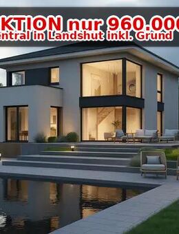 Exklusive Neubau-Stadtvilla „München“ – Großes Grundstück inklusive - Landshut