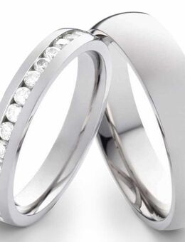 Partnerringe Edelstahl PE040s - Aholming