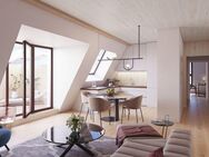 3-Zimmer-Dachgeschosswohnung mit großer Wohnküche und Terrasse im Holzhybridhaus (KfW 40 NH mit QNG) - Berlin
