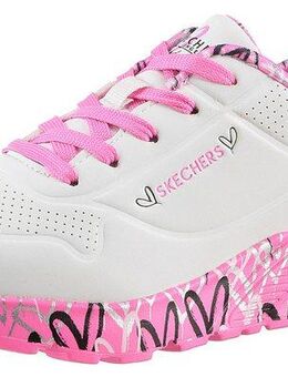 Skechers UNO LITE-LOVELY LUV Sneaker, Schnürschuh mit bedruckter Sohle, Größenschablone zum Download
