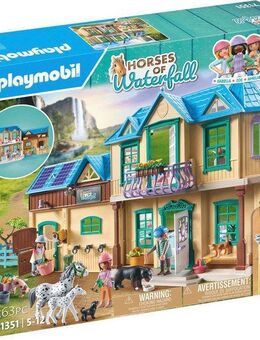 Playmobil® Waterfall Ranch (71351), Horses of Waterfall Konstruktions-Spielset, (263 St)