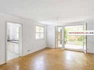 IMMOBERLIN.DE - Exzellente Wohnung mit Südwestterrasse & -garten in Wohlfühllage - Berlin