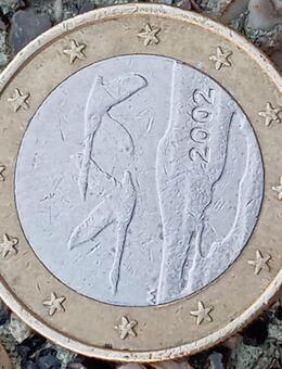 1 Euro 2002 Fehlprägung sehr selten - Dortmund Kemminghausen