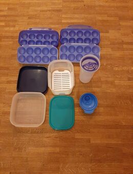 Verschiedene Tupperware Artikel blau grün - Büdingen