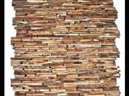 Wandverkleidung Holz Wandverblender Teakholz Paneele Holz-Design Wand-Design Hagen Essen Dortmund Unna Gevelsberg Wuppertal Düsseldorf Köln Gelsenkirchen Haan Witten - Naturstein Fliesen Lager Verkauf Stein-mosaik Herne NRW